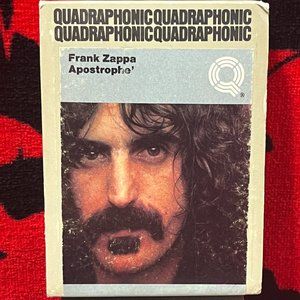 8-Track. Frank Zappa, Apostrophe.Quadraphonic.1974 Release. Untested.